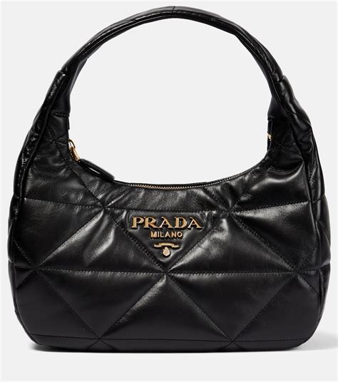 prada yellow fur bag|prada quilted shoulder bag.